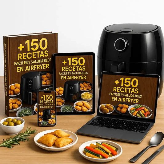 📦 Pack Saludable en Airfryer 3x1 + 7 Bonus